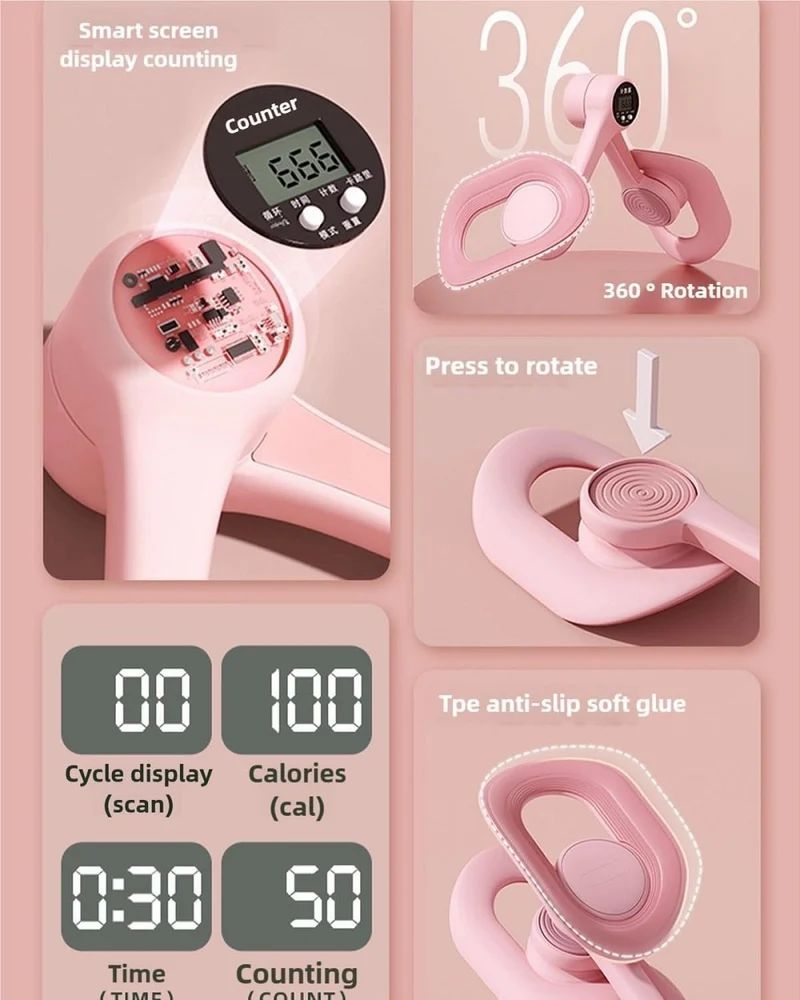 Hip & Thigh Trainer - Exercise Equipment for Pelvis, Inner Thigh, Glutes, Legs